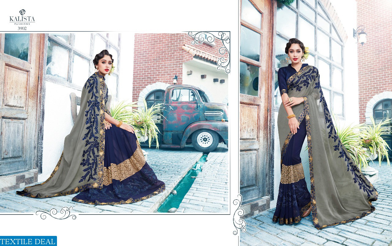 kalista VIP Wholesale party-wear Ethnic Saree